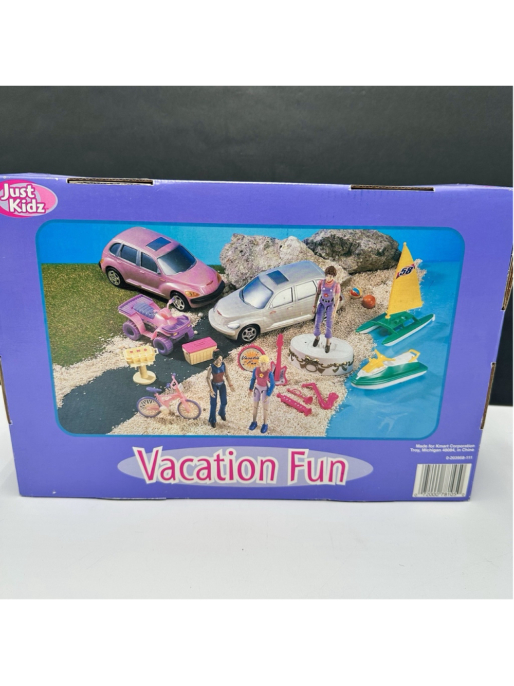 VTG Just Kidz Vacation Fun w/ Articulated Figures Play Set Kmart New Old Stock - Picture 10 of 13